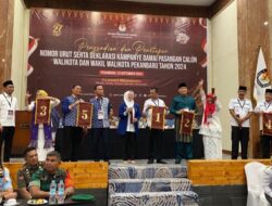 Lima Pasangan Calon Walikota Pekanbaru Dinyatakan Memenuhi Syarat, Berikut No Urut Paslon