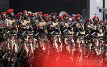 Kontingen Kopassus Juarai Parade dan Defile HUT ke-79 TNI