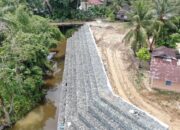 Masyarakat Bersyukur Atas Pengerjaan Proyek Turap di Desa Gobah Kampar