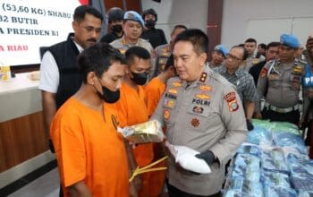 Dirnarkoba Polda Riau Putu Yudha Prawira Buktikan Kinerja, Ungkap 53,60 Kg Sabu, 49.682 Butir Ekstasi