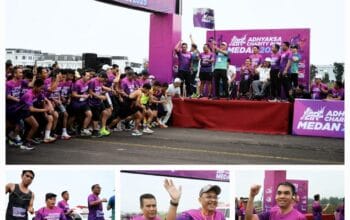 Zulian Masyarakat dan Penyandang Disabilitas Ramaikan Adhyaksa Charity Run Medan 2025