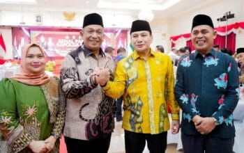 Bupati Bengkalis Hadiri Kenal Pamit Kapolda Riau, Sambut Irjen Pol Hery Herjawan