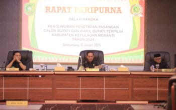 Rapat Paripurna DPRD Meranti Kukuhkan Kepala Daerah Terpilih 2025–2030