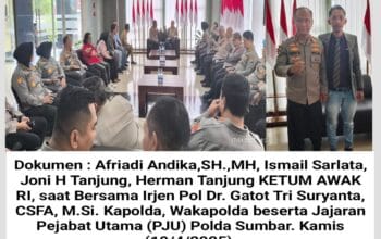 Afriadi Andika,SH.,MH: Kasus 4 Wartawan Riau, Diminta Kapolda Sumbar Ikut Sertakan Ahli Pers dari Dewan Pers