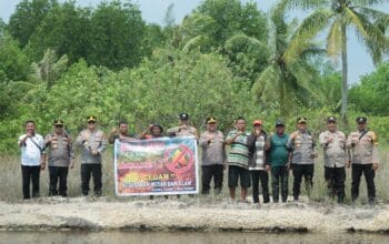 Mitigasi Karhutla, Kapolres Meranti Dan Wakapolres Periksa Embung Dan Kanal Desa Gogok Darussalam