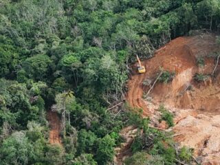 Aktivitas Tambang Ilegal Terpantau di Sungai Koto Kombu Kuansing