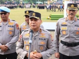 Kapolda Riau Pecat 12 Anggota dalam Upacara Resmi PTDH