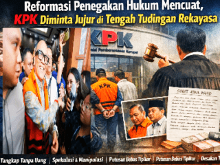 Reformasi Penegakan Hukum Mencuat, KPK Diminta Jujur di Tengah Tudingan Rekayasa