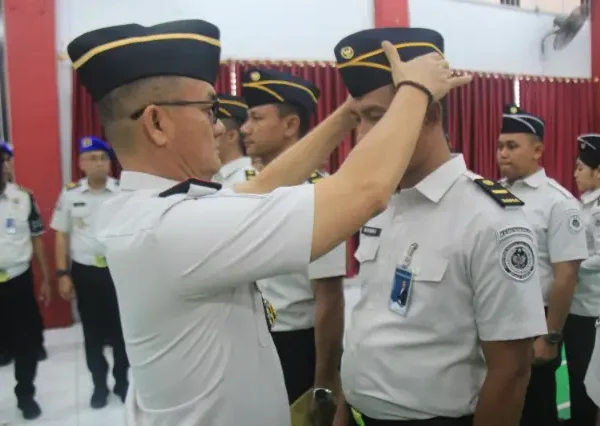 Prosesi Kenaikan Pangkat 20 Pegawai Lapas Pekanbaru Tegaskan Komitmen Tingkatkan Kinerja