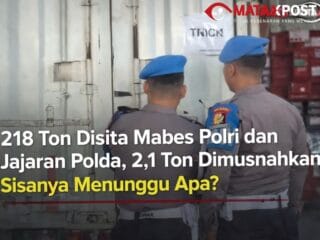 218 Ton Narkotika Disita Polri Hanya 2,1 Ton Dimusnahkan: Sisanya Ke Mana? 218 Ton Narkotika Disita Polri Hanya 2,1 Ton Dimusnahkan: Sisanya Ke Mana?