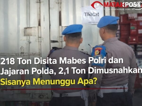 218 Ton Narkotika Disita Polri Hanya 2,1 Ton Dimusnahkan: Sisanya Ke Mana?