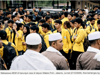 BEM UI Geruduk Mabes Polri, Sampaikan 5 Tuntutan Tegas