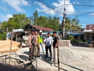 Syaifi Hasan Tinjau Progres Pembangunan Duiker Jalan Pelajar, Target Rampung Sebelum Idul Fitri