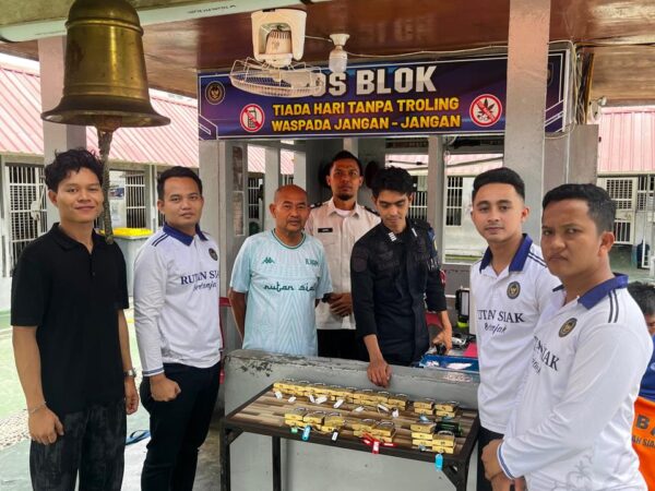 Jaga Stabilitas Keamanan, Rutan Siak Lakukan Pembaruan Gembok Kamar WBP