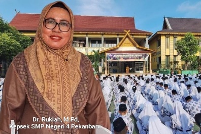Kepsek SMPN 4 Pekanbaru Bantah Tuduhan Tak Miliki Sertifikat CKS