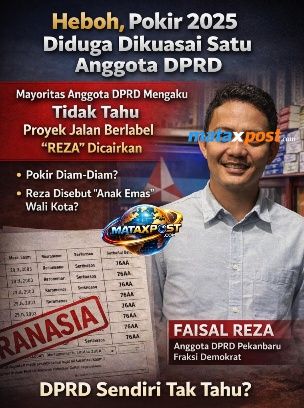 Wow, Pokir 2025 Diduga Dikuasai Satu Anggota DPRD Pekanbaru