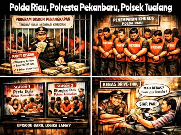Baru Menjabat Kasat Narkoba Dicopot, Penanganan Kasus Narkotika Mengguncang Riau