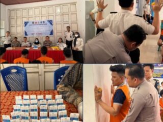 Rutan Siak Gelar Tes Urine Petugas dan Warga Binaan, Seluruh Hasil Negatif