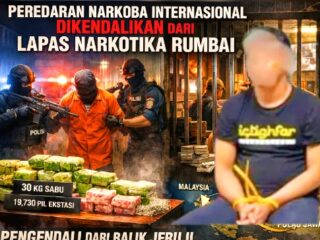 Peredaran Narkoba Internasional Diduga Dikendalikan dari Lapas Narkotika Rumbai