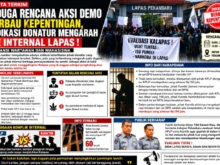 Diduga Rencana Aksi Demo Berbau Kepentingan, Indikasi Donatur Mengarah ke Internal Lapas