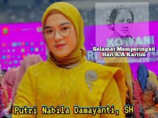 Putri Nabila Damayanti, SH Ucapkan Selamat Hari Kartini, Serukan Perempuan Muda Harus Bangkit