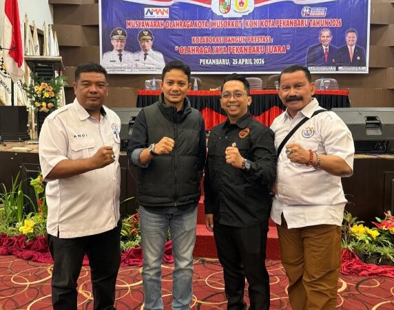 Sah! Achmad Faisal Reza Nahkodai KONI Pekanbaru Periode 2026–2030
