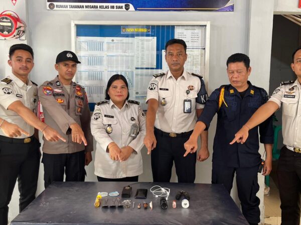 Kepala Rutan Siak Pimpin Langsung Razia: Ciptakan Rutan Bersih dan Aman