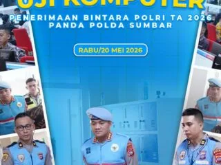 Bid Propam Polda Sumbar Awasi Langsung CAT Bintara Polri 2026, Seleksi Berjalan Ketat dan Transparan