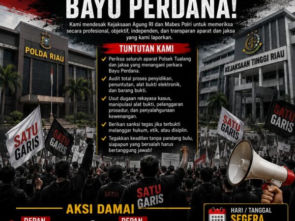 Satu Garis Bongkar Sejumlah Fakta Persidangan, Laporkan Aparat Polsek Tualang dan Jaksa ke Mabes Polri dan Kejaksaan Agung (Bag27).