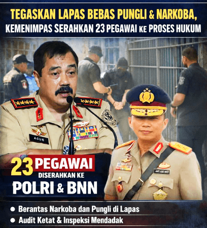 Mentri Imipas Agus Andrianto: Tegaskan Lapas Harus Bebas Pungli & Narkoba