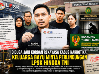 Diduga Jadi Korban Rekayasa Kasus Narkotika, Keluarga Bayu Minta Perlindungan LPSK hingga TNI (Bag 18)