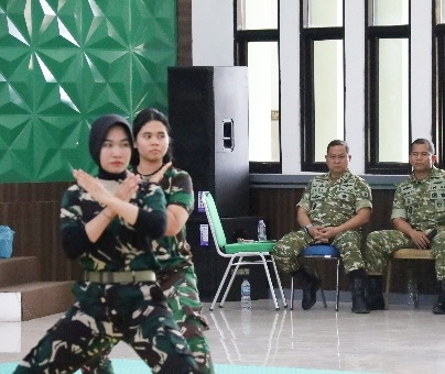 Kodam XIX Tuanku Tambusai Matangkan Atlet Pencak Silat Militer Jelang Lomba Virtual TNI AD