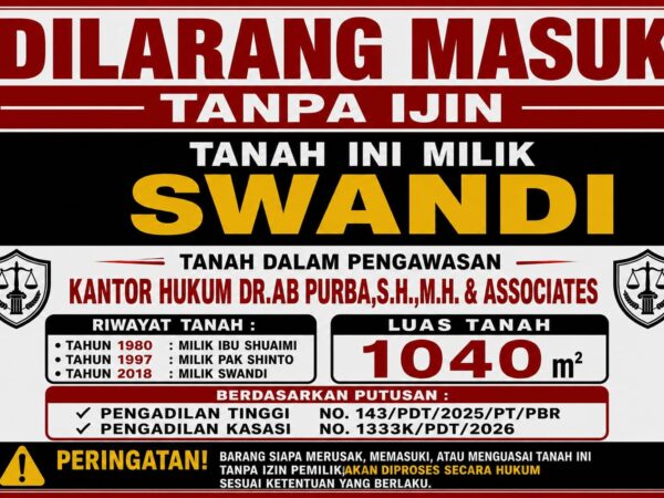 Putusan Kasasi MA Menutup Sengketa Tanah Swandi vs Pemkab Kepulauan Meranti