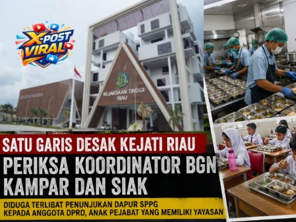 Aktivis Satu Garis Desak Kejati Riau Periksa Koordinator BGN Kampar dan Siak