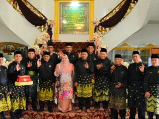 LAMR Sampaikan Jemputan Kenduri Adat ke-514 Bengkalis kepada Bupati Kasmarni