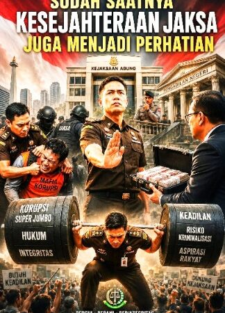 Jaksa Berani, Negara Harus Hadir: Saatnya Memikirkan Kesejahteraan Korps Adhyaksa