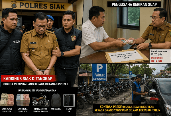 OTT Kadishub Siak: SATU GARIS Desak Polda Riau Audit Total Kontrak Parkir