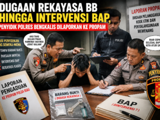 Dugaan Rekayasa BB hingga Intervensi BAP, Penyidik Bengkalis Dilaporkan ke Propam