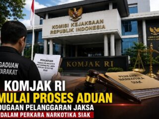 Komjak RI Mulai Proses Aduan Dugaan Pelanggaran Jaksa dalam Perkara Narkotika Siak