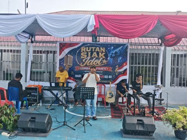 Rutan Siak Gelar “Rutan Siak Idol”, Warga Binaan Salurkan Bakat Bernyanyi dalam Semangat Kemerdekaan