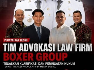 Law Firm Boxer : Pernyataan Mirwansyah Berpotensi Menyesatkan dan Menggiring Opini Publik