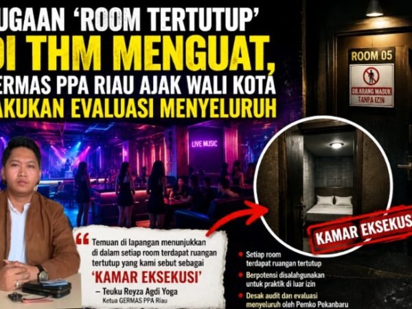 Temuan 'Kamar Eksekusi' di THM Menguat, GERMAS PPA Riau Ajak Wali Kota Lakukan Evaluasi Menyeluruh
