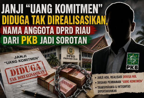 Janji "Uang Komitmen" Diduga Tak Direalisasikan, Nama Anggota DPRD Riau dari PKB Jadi Sorotan