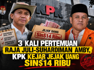 3 Kali Pertemuan Raja Juli-Suhardiman Amby, KPK Kejar Jejak Uang Sin$14 Ribu