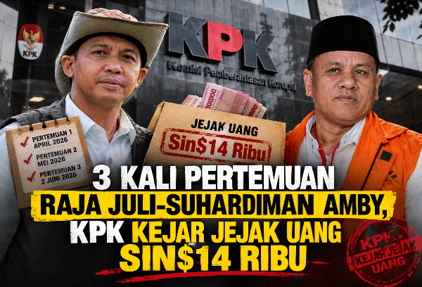 3 Kali Pertemuan Raja Juli-Suhardiman Amby, KPK Kejar Jejak Uang Sin$14 Ribu