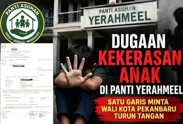 Dugaan Kekerasan Terhadap Anak di Panti Yerahmeel, SATU GARIS Minta Wali Kota Pekanbaru Turun Tangan