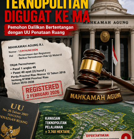 Penamaan Kawasan Teknopolitan Digugat ke MA, Pemohon Dalilkan Bertentangan dengan UU Penataan Ruang