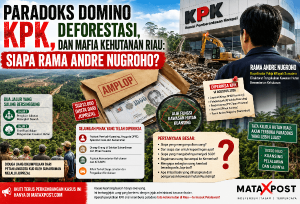 Paradoks Domino KPK, Deforestasi, dan Mafia Kehutanan Riau: Siapa Rama Andre Nugroho?