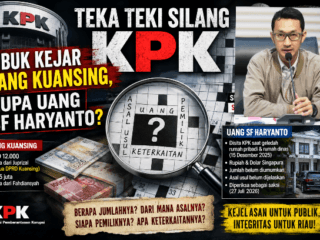 Teka-Teki Silang KPK: Uang Kuansing Diburu, Uang SF Haryanto Menjadi Misteri