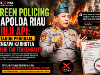 Green Policing Kapolda Riau Diuji Api: Setahun Program, Mengapa Karhutla Masih Tak Terkendali?